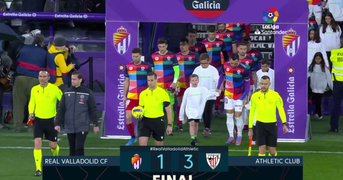 Écharpe De Match Real Valladolid Vs Athletic Bilbao - Neuf, Pour Supporter Les Deux équipes Ou Pour Ta Collection !