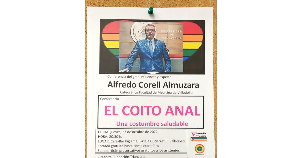 Nuevo Ataque Homófobo En La Facultad De Medicina De Valladolid Contra El Inmunólogo Alfredo Corell 9530