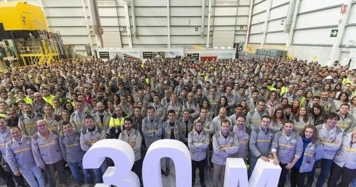 Motores de Renault en Valladolid produce su unidad 30 millones