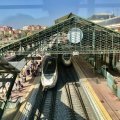 Tren Avant en la estación de trenes Campo Grande de Valladolid.