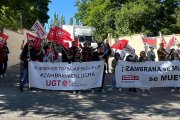 Manifestación en el Zambrana