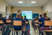 Alumnos del colegio San José de Valladolid durante una clase. / EM