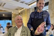 Ezequiel Pérez de Dehesa de Ituero y el jefe de cocina de Lilicook, David Berrocal