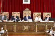 Pleno de la Diputación provincial de Valladolid.