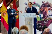 El presidente de la Diputación de Valladolid, Conrado Íscar, durante la presentación