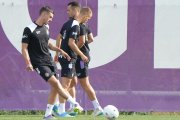 Entrenamiento del Real Valladolid en los Anexos.