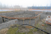 Estado de las obras del nuevo vaso de relax en las piscinas de Olmedo-El Mundo