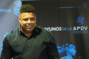 El presidente del Real Valladolid, Ronaldo Nazario, en los Desayunos de la APDV. /ICAL