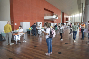 Vacunación en el Auditorio Miguel Delibes de Valladolid. - E.M.