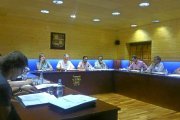 rtemio Domínguez preside el primer pleno municipal de legislatura en Medina de Rioseco, ayer por la tarde.-E.M.