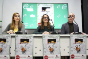 Eva Fernández, Isabel Madruga y Mariano González, representantes de CSIF, durante la presentación de los resultados de la encuesta.-ICAL