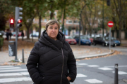 Azucena, su marido fue arrollado cuando estaba parado con su moto en un semáforo. - Photogenic / Samuel Gómez