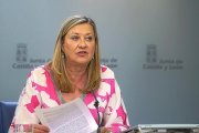 Pilar del Olmo durante la presentación de la Estrategia para el Comercio.-ICAL