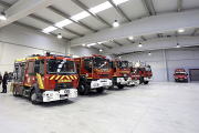 Instalaciones del parque de bomberos de Arroyo de la Encomienda, que da servicio a 35 localidades del alfoz de Valladolid. ICAL