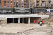 VALLADOLID. 01/04/23. PHOTOGENIC. OBRAS DEL PASO SUBTERRANEO DE LA CALLE PANADEROS.