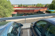 Aparcamiento próximo a la plaza de toros de Simancas. J.M. Lostau