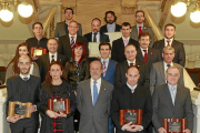 Foto de familia de los protagonistas de los premios ‘Valladolid Ciudad Deportiva-2014’-J. M. LOSTAU