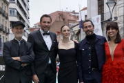 El director de la Seminci, Javier Angulo, Óscar Puente, Leonor Watling, Paco León y Ana Redondo | AYUNTAMIENTO VALLADOLID