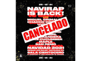 Anuncio de la cancelación del 'Navirap' de Valladolid.- E. M.