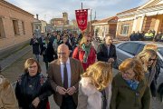 Jesús Julio Carnero junto a las águedas de la zona sur, ayer en Bobadilla.-PABLO REQUEJO