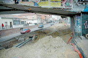 Última gran intervención en la calle Valladolid de Medina del Campo, acometida en 2007.-Santiago