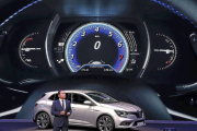 El presidente de Renault, Carlos Ghosn en la presentación del Megane.-