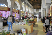 Interior de las Reales Carnicerías de Medina del Campo, mercado de abastos de la localidad.-SANTIAGO