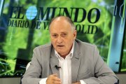 Faustino Temprano en el programa ‘La Quinta Esquina’, emitido ayer en La 8 de Valladolid. PABLO REQUEJOIO REGIONAL DE UGT