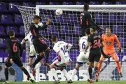 Imagen del último enfrentamiento del real Valladolid ante el Real Madrid en Zorrilla que se saldó con 0-1 con gol de Casemiro. / EM