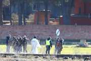 Hallazgo del cadáver de Esther López por la Guardia Civil.- J. M. LOSTAU