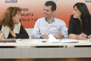 Soraya Rodríguez, Luis Tudanca y Ana Sánchez-J.M.Lostau