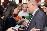 Inés Arrimadas y Francisco Igea, en El Club de Prensa de El Mundo de Castilla y León del pasado mes de febrero. ICAL.