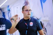 Dani Gordo en un encuentro anterior en Bielorrusia. / E.M.