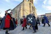 Vecinos representan la batalla del ‘Sitio de Castronuño’, en la anterior edición de la recreación histórica.-J.M. LOSTAU