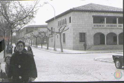 La calle Colón de Valladolid con la Casa Museo Colón al fondo en 1970 - ARCHIVO MUNICIPAL