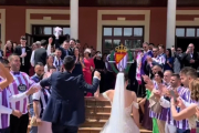 Boda en la que el Real Valladolid fue un invitado más