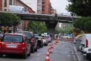 Las obras de acondicionamiento de Arco de Ladrillo cortan el paso inferior