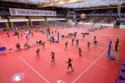 Imagen de archivo de la Copa España de voleibol celebrada el pasado año en el pabellón Pisuerga.