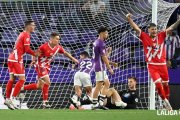 Imagen del Real Valladolid-Rayo.