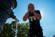 Primer día de la segunda ola de calor en el centro de Valladolid