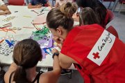 Uno de los talleres de Cruz Roja contra la violencia de género.