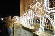 Encendido de las luces de Navidad en la plaza de San Pablo.