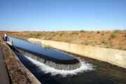 Canal de riego en León