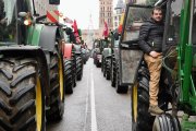 Tractorada contra Mercosur el pasado miércoles en León