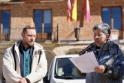 Concentración en la Plaza de España De Mayorga por la oleada de robos.