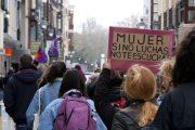 Manifestación por las calles de Valladolid por el Día Internacional de la Mujer
