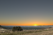 Zona seleccionada para ver el eclipse total de sol desde Tudela de Duero
