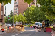 Obras en la red de calor de Parquesol