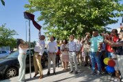 El alcalde de Valladolid, Jesús Julio Carnero, inaugura la calle María Corina Machado.