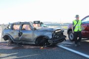 Accidente en la A-67 en el que falleció Iván Sanz, Irene Garijo y sus dos hijos de 17 y 14 años